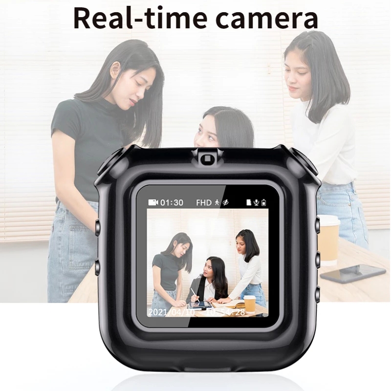 HV9 2021 NEW Mini Camera With Display Screen V9 Video Audio Voice Recorder 1080P FHD Clip Camcorder Small Body Cam Camcorder