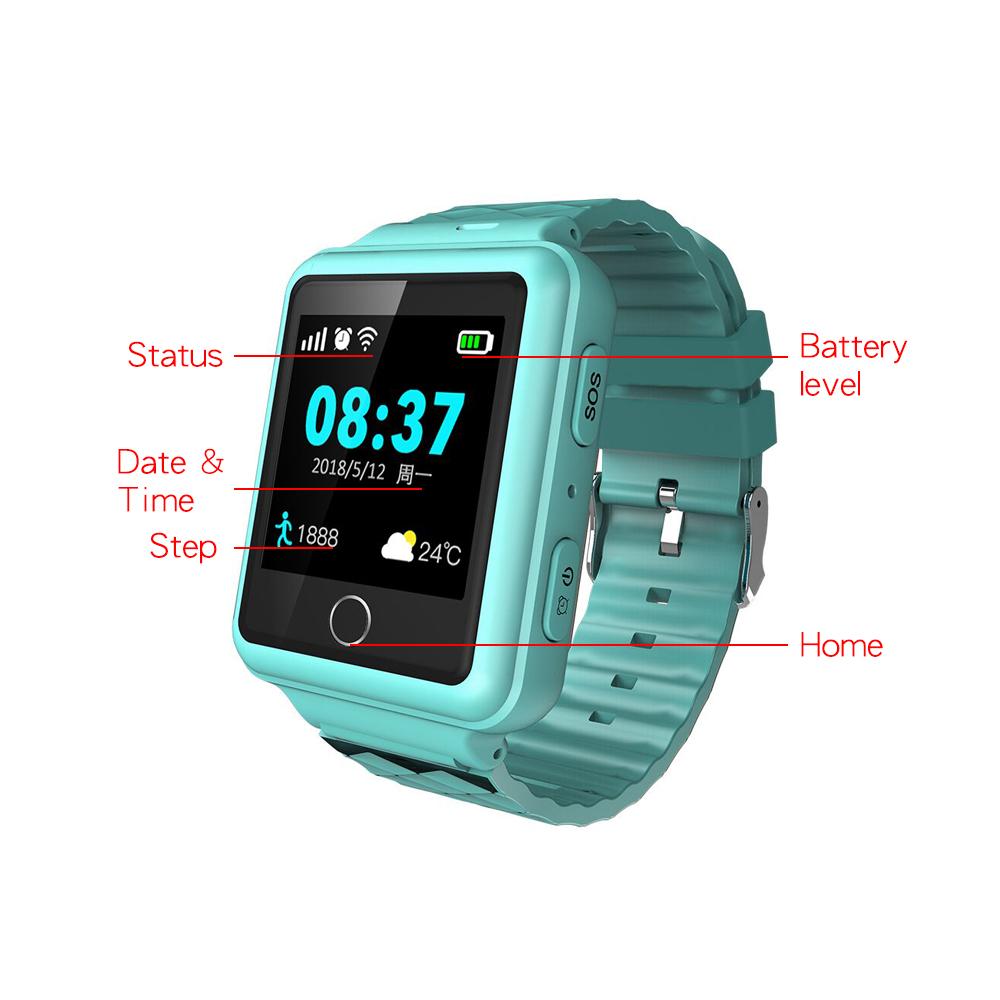 V38 Personal Smart watch GPS Tracker RF-V38 Waterproof Geo-fence SOS alarm Two-way audio communication Historical route playback