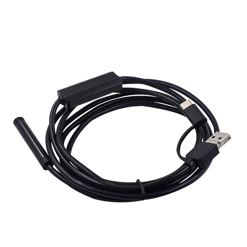 SN01 1920*1080 Newest USB Snake Inspection Camera 2.0 MP IP68 Waterproof USB Type-C Endoscope with 8 LED 8mm  diameter