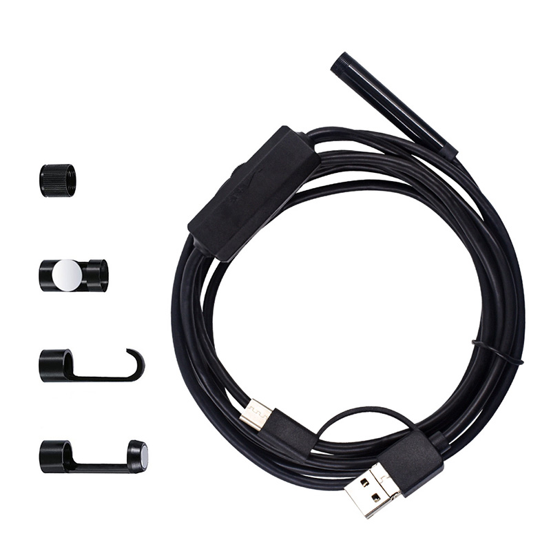 SN01 1920*1080 Newest USB Snake Inspection Camera 2.0 MP IP68 Waterproof USB Type-C Endoscope with 8 LED 8mm  diameter