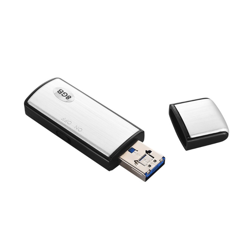 SK-858 4GB Three-in-one recording plus U-disk Digital Mini Audio Sound Recorder Professional Voice Record Dictaphone USB Recording Pen