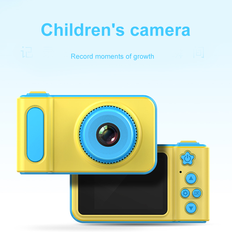 T01 Children Camera Kids Digital Camera Toy 1080p HD 2inch Large Screen Cute Mini Camera Toy Children Birthday Gift Educational Toy
