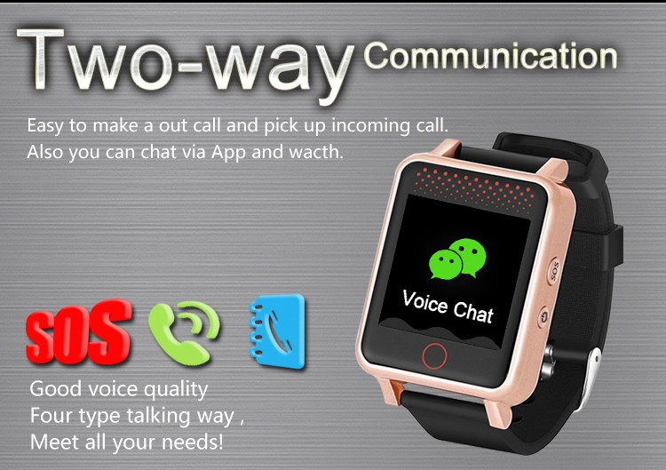 V36 Watch GPS Tracker For Elederly Kids RF-V36 GPS AGPS LBS WiFi Tracking Heart Beat&Blood Pressure&Sedentariness Reminder SOS Alarm