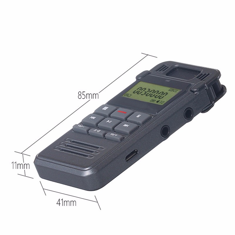 SK-999 8GB Noise Reduction High-definition Digital Audio Voice Recorder Dictaphone Telephone Recording with LCD Display MP3 Player