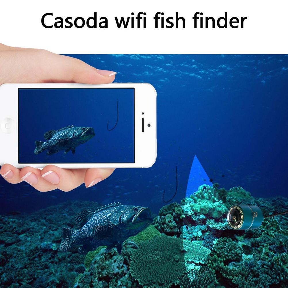FR910 WIFI Fish Finder Smart Wireless Visual Fishing Tool Lakes Nest Control Depth Sounder 100ft Transmission Distance For IOS Android