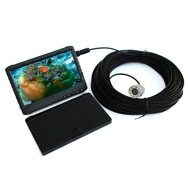 M2C2670GXB-20M+DS908 7inch night vision camera security kit Aquaculture deep well borehole fishing underwater video inspection camera With 20-100m Option cable