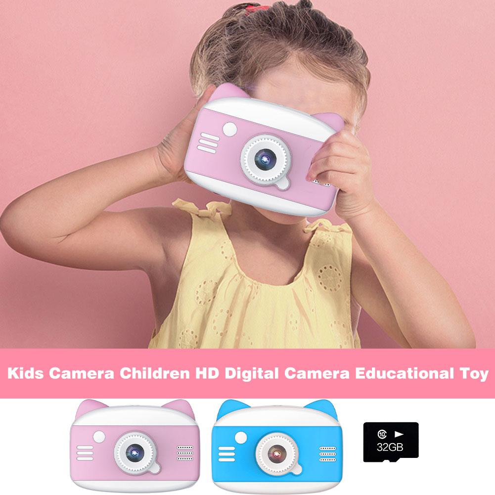 ET011 3.5inch Kids Camera HD 1080P Digital Camera Children Educational Toy Birthday Gifts for Toddlers Projection Video Camera