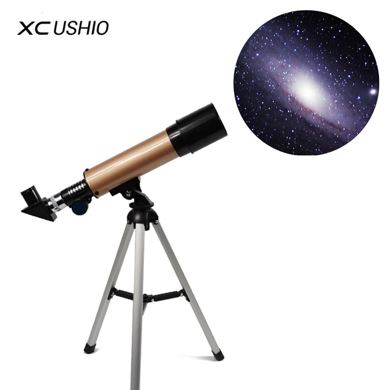 F36050 Outdoor Monocular Astronomical Telescope with Tripod 90 Times Zooming Telescope Gift for Children