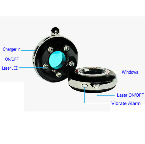 K100, Portable Anti-spy Detector, Mini Size, Find Camera Lens, Vibrate Alarm, Battery Working 3hours