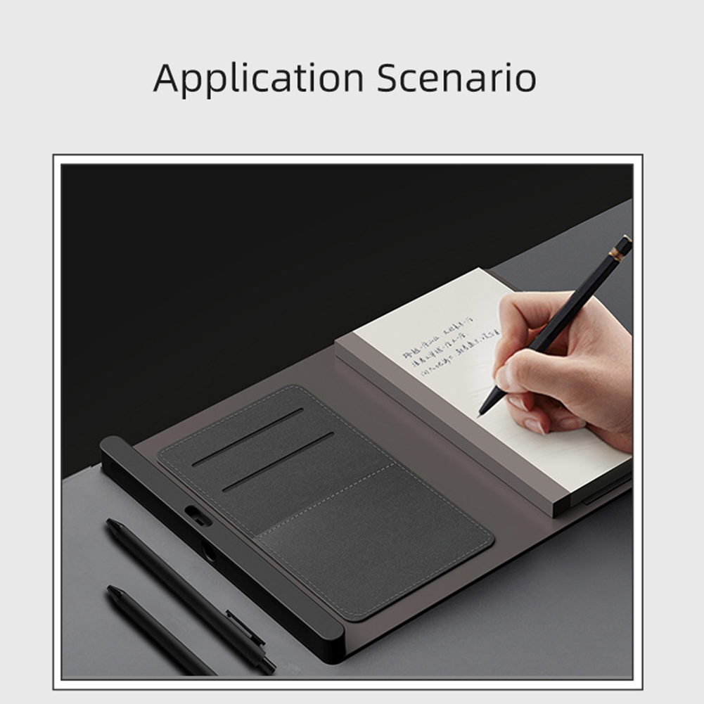 L9S Fingerprint Lock Multi Function Management Book Plan Notepad Agenda Business Meeting Notebook Planner Gel Pen Memo Pad