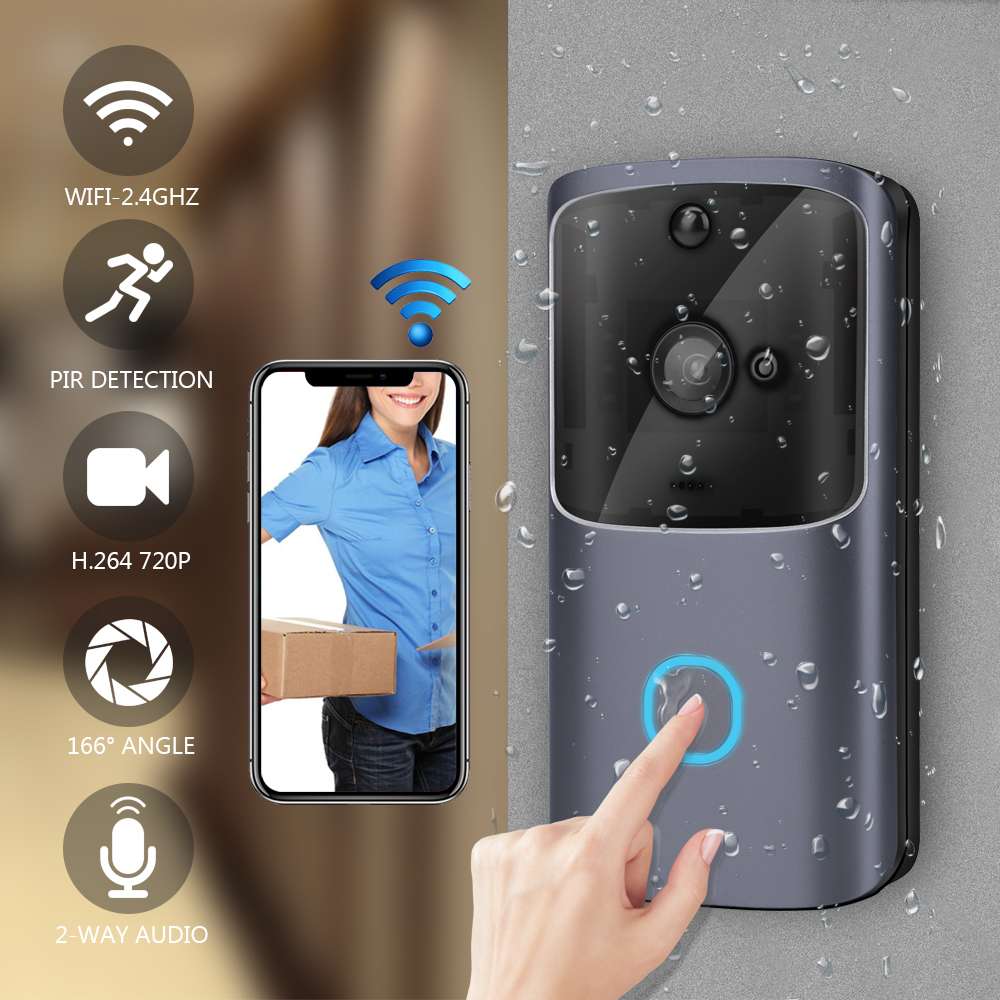 M10P Smart Video Doorbell M10 Wireless Wifi Remote Intercom Splash Water Support TF Card Cloud Storage