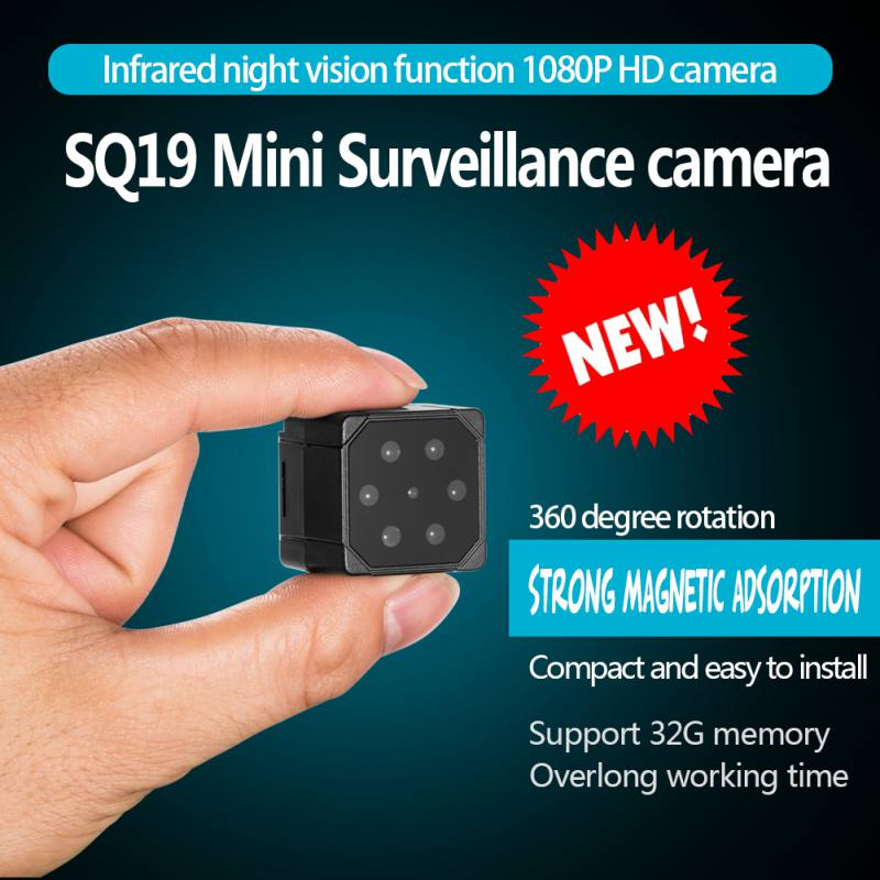 MD16 Support 32GB TF Card SQ 19 Camera Micro Video Camera HD 1080P Sensor Night Vision Camcorder DVR DV Motion Recorder Camcorder