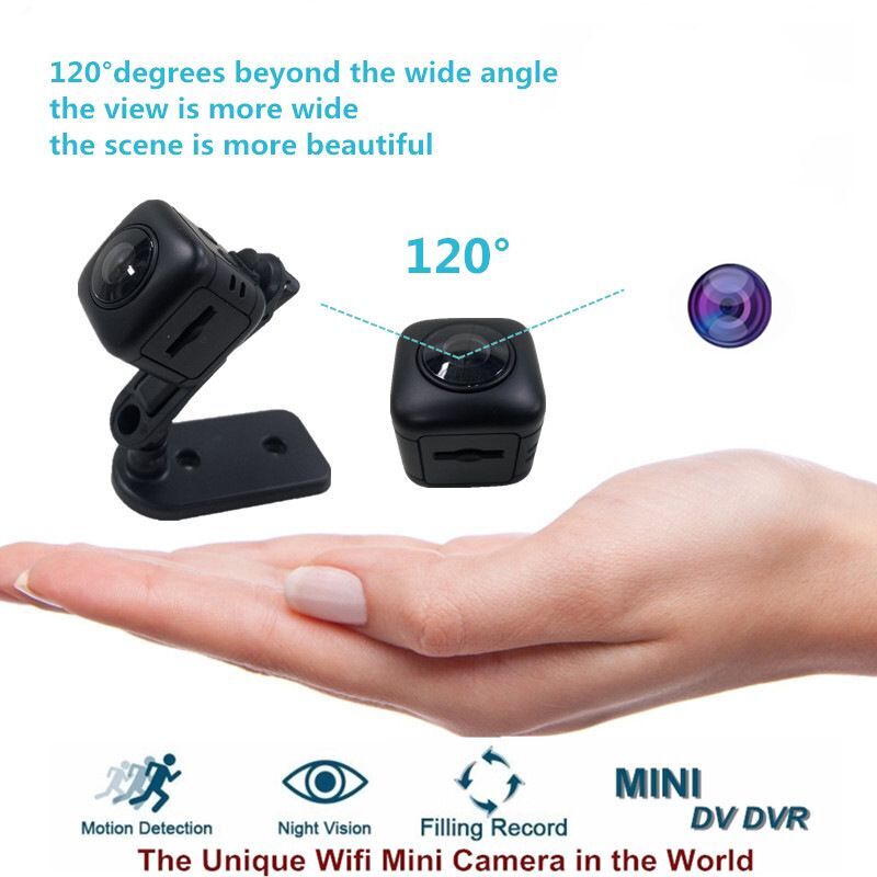 MS6 Mini 1080P Portable Small Safety Camera with Night Vision/Sport Detection for Home Car Drone Office Outdoor