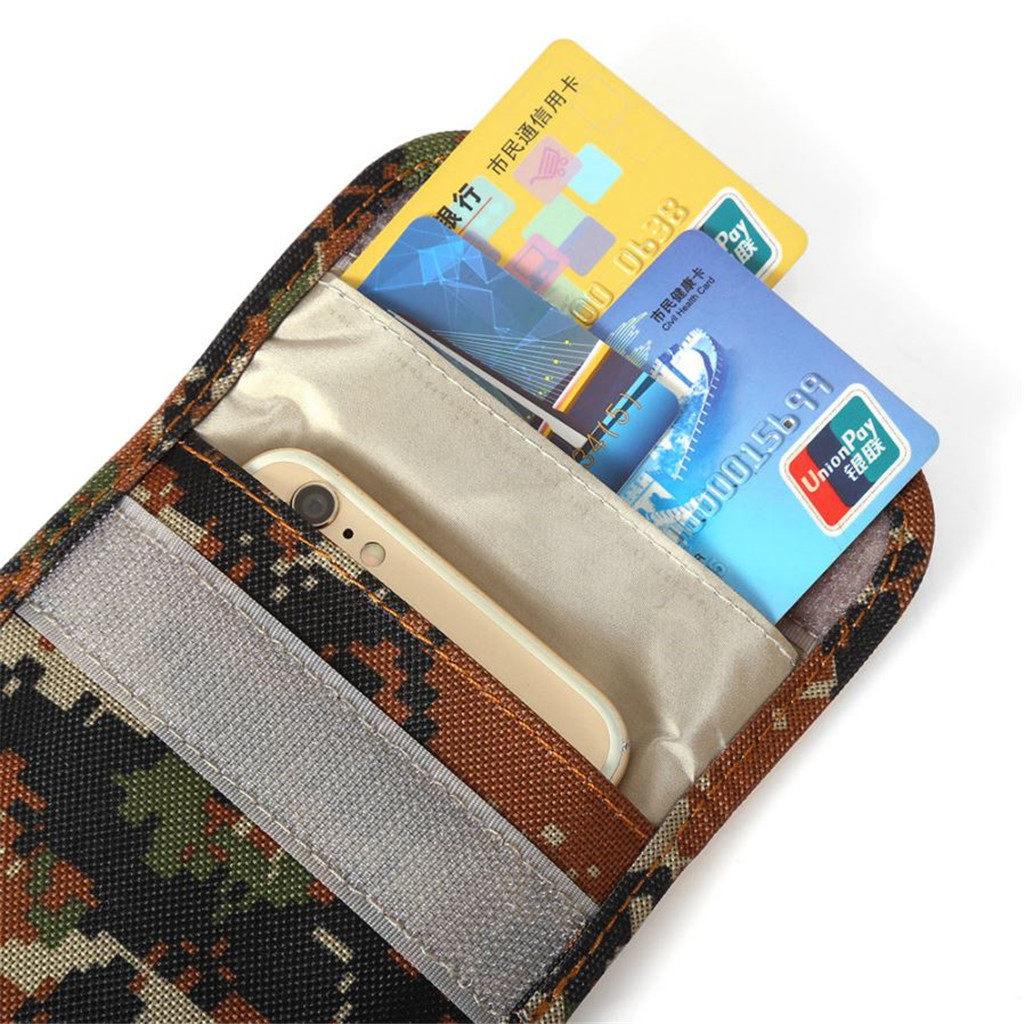 PB10 phone case phone bag for iphone for Samsung 7 inch Universal Phone Car Key Keyless Entry Fob Signal Guard Blocker Black Bag z7