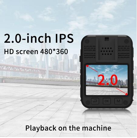 PH9 H9 4K Body Camera 1800P Wearable Night Vision Body Camera Support Memory Expand Max 512G Police Body Camera