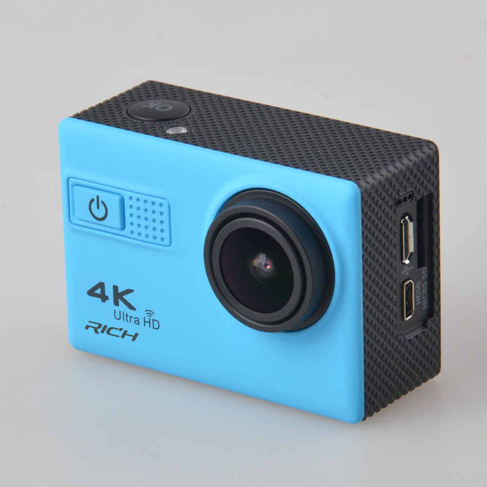 F68BR Action Camera 4K 24fps wifi Waterproof 30M 170 Angles Adjustable 1050mah battery With Remote Control Extreme Sports Camera