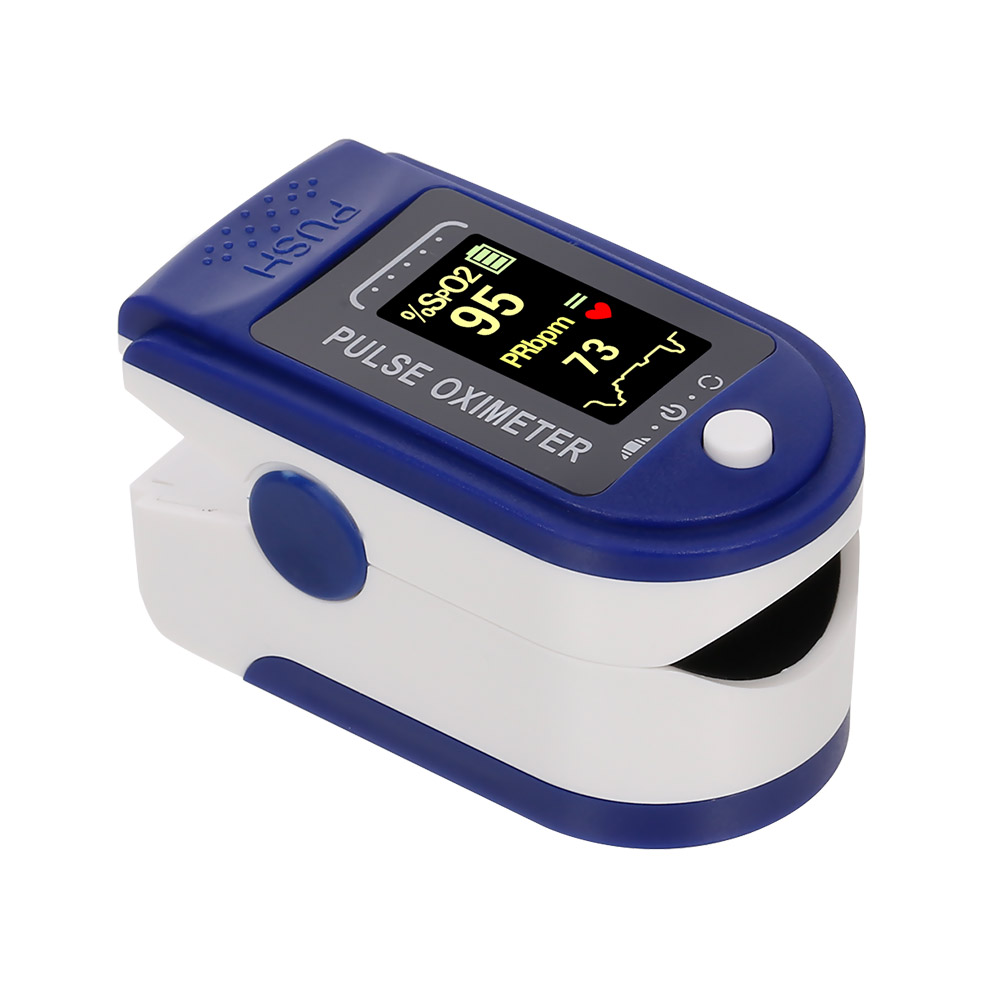 RX08 Fingertip Pulse Oximeter Blood Pressure Oximetry Heart Rate Monitor SpO2 Oximetry Monitor without Battery for Women Men Kids
