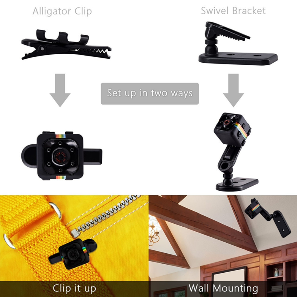 SQ11 mini Camera HD 1080P small cam Sensor Night Vision Camcorder Micro video Camera DVR DV Motion Recorder Camcorder