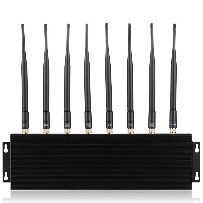 TE8 Fixed 24hs Radio Jamming Device , Stable Signal Blocking Cell Phone Signal Blocker Jammer