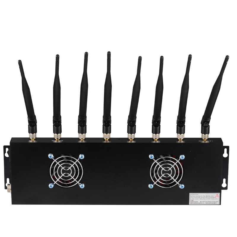 TE8 Fixed 24hs Radio Jamming Device , Stable Signal Blocking Cell Phone Signal Blocker Jammer
