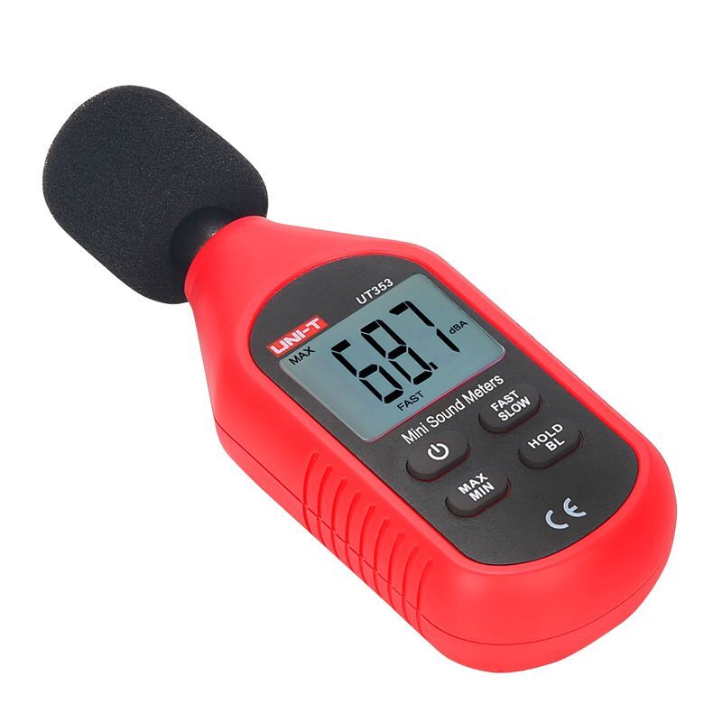 UT353 Noise Measuring Instrument db Meter 30~130dB Mini Audio Sound Level Meter Decibel Monitor
