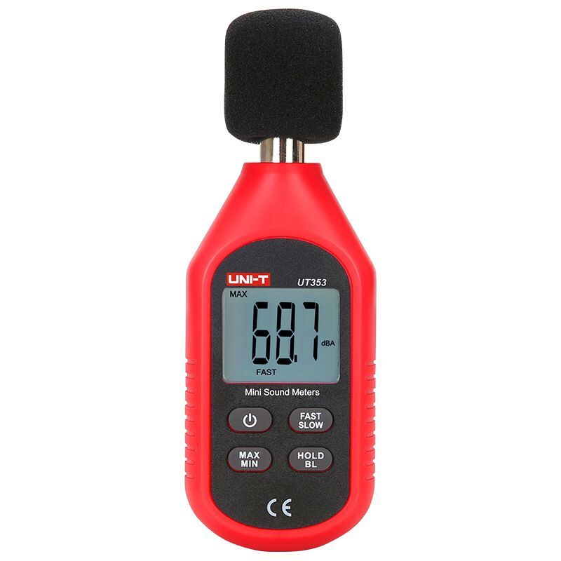 UT353 Noise Measuring Instrument db Meter 30~130dB Mini Audio Sound Level Meter Decibel Monitor