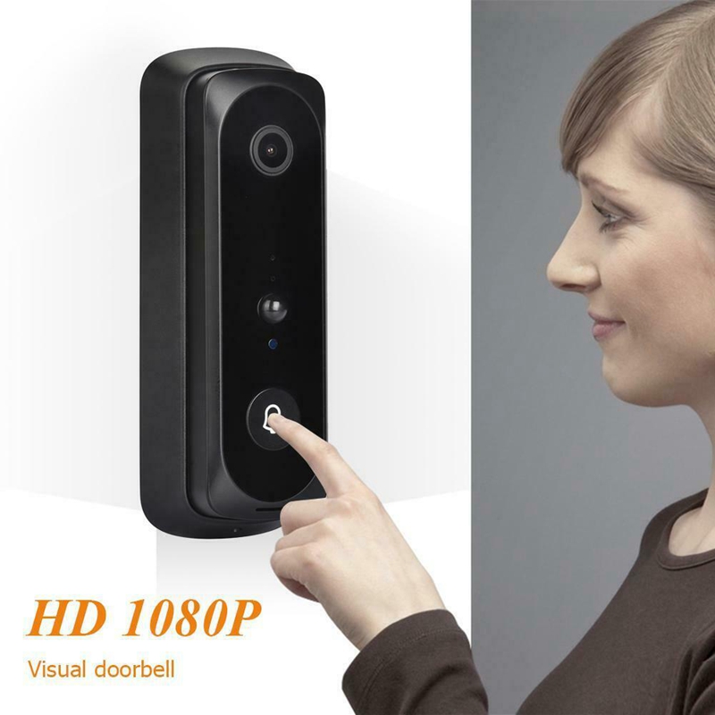 V20P Smart WiFi Video Doorbell Camera Visual Intercom with Chime Night Vision IP Door Bell Wireless Home Security Camera