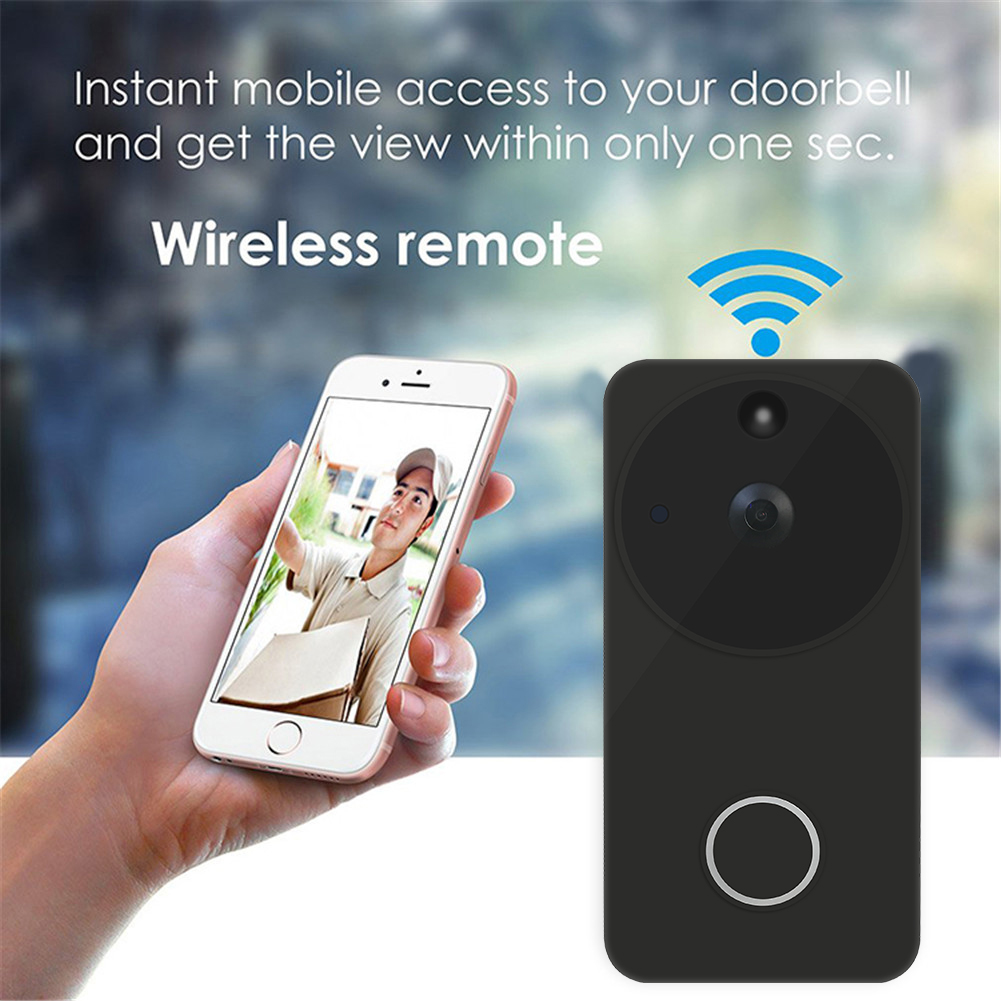 WL8 WiFi Smart Video Doorbell Wireless Camera Full HD PIR Motion Detection Night Vision Camera