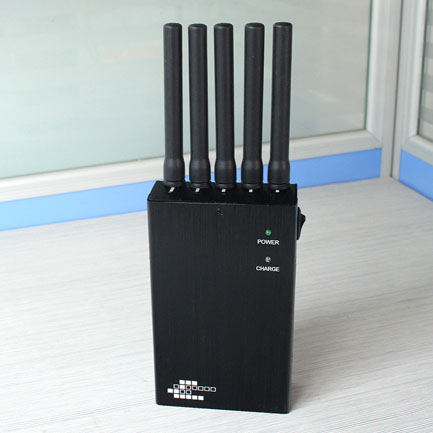 H5D Handheld Jammer 2G 3G WiFi Jamming 5 Bands