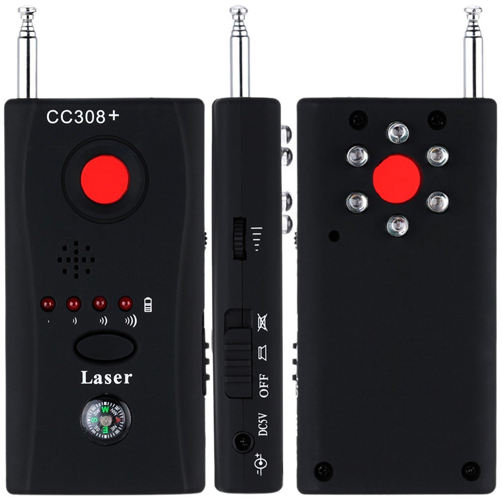 CC308+ Security Camera Detector - Anti-Spy Hidden Camera Laser - Spy Camera Detector - Hidden Camera Detector - Hidden Camera Laser Lens GSM Device Finder