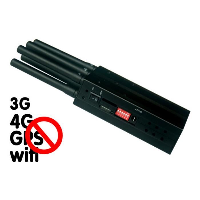 J54  High quality 6 Bands High Power Jammer WiFi GSM GPS 3G 4G DCS/PCS Cell Phone Portable Signal Jammers